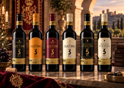 Divine Justine Spanish wine packaging